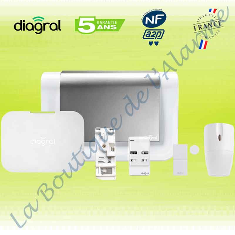 Diagral, Pack alarme Connectée Précision GSM  Diag17CSF