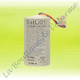 Batterie Batli01 3,6 volts 5Ah alarme daitem