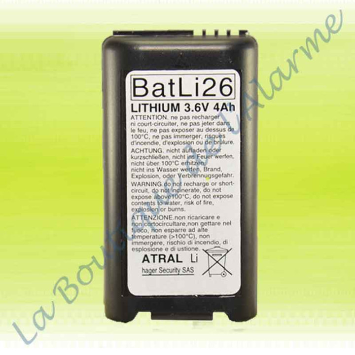 Batterie Lithium Batli26 3,6v 4Ah