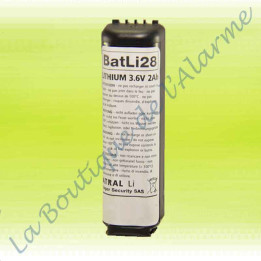 Batterie Lithium Batli28 3,6 volts 2Ah