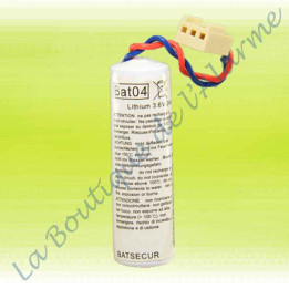 Batterie Lithium Bat04 3,6v 2Ah compatible Batsecur