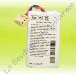 Bat04 3,6 V 2,7 Ah Batería Compatible Alarma Logisty Batli04