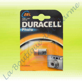 Bat03 pile duracell 6 volts 28L, PX28L