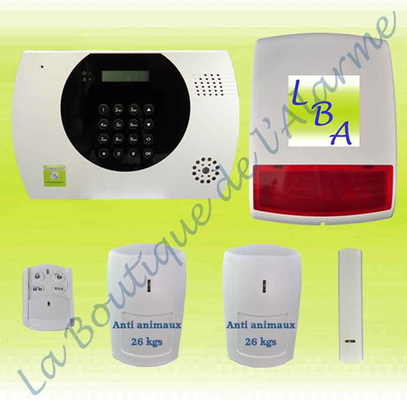 Kit alarme78 LBA-KIT3001T2IRSIR-SA