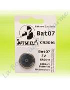 Piles Lithium compatible Batsecur pour système d'alarme Daitem et Logisty Hager