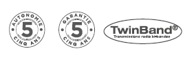 145-21X Daitem Twinband garanti 5 ans